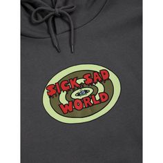 Step into the world of Daria with this brown long sleeve hooded sweatshirt, featuring the iconic Sick Sad World logo. Made with a comfortable blend of 60% cotton and 40% polyester, this hoodie ensures both style and comfort. Whether you're lounging at home or exploring the world, this sweatshirt with its adjustable hood is the perfect addition to your wardrobe, providing extra warmth and versatility for any weather condition or occasion. This hoodie is conveniently machine washable on cold with Long Sleeve Cotton Hoodie With Logo Patch, Cotton Hoodie With Logo Patch, Brown Graphic Print Hoodie With Long Sleeves, Brown Long Sleeve Hoodie With Graphic Print, Brown Graphic Print Hoodie Sweatshirt, Western Logo, World Logo, Trending Graphic Tees, Mens Toys