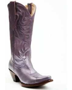 Idyllwind Women's Luminary Western Boot - Snip Toe, Lavender Purple Cowgirl Boots, Purple Cowgirl, Holiday Boots, Ariat Womens Boots, Justin Boots Womens, Western Embroidery, Womens Cowgirl Boots, Twisted X Boots, Outfit 2023