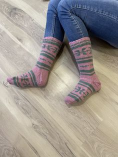 Handmade Bulgarian wool socks. Very warm, soft and durable. This product contains 80% sheep wool and 20% elastane. The Colour and patterns are random. We can knit custom by your design. Handmade Pink Casual Socks, Handmade Green Socks For Winter, Handmade Green Winter Socks, Casual Warm Socks For Gifts, Casual Warm Socks For Gift, Casual Warm Socks Gift, Hand Knitted Pink Socks For Winter, Pink Knitted Socks For Winter, Pink Hand Knitted Socks For Winter