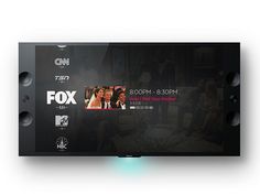 an image of a tv screen showing the fox show on it's own channel