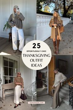 Looking for Thanksgiving Outfit Ideas that are both classy and cozy? Check out these cute and chic fall looks for 2024! Whether you're going for a casual vibe or something a bit more polished, these outfits are perfect for women who love a comfy, aesthetic style. From oversized sweaters to stylish boots, these fall outfits will keep you looking effortlessly put-together for the holiday season. Winter Shower Guest Outfit, Thanksgiving Outfits Women Cold Weather, Nyc Thanksgiving Outfits, Fall Bridal Shower Outfit For Guest Casual, Friendsgiving Outfit Ideas 2024, Fall Outfits Wedding, Thanksgiving Style, Thanksgiving Women Outfit, Brown Skirt Outfit Fall