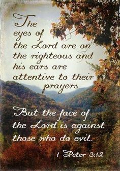 a bible verse with the words, but the face of the lord is against those who do