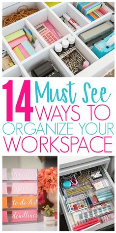 Setting Up Office Cubicle, Office Desk Inspiration Workspaces, Organize Work Desk, Work Office Organization Ideas, Faculty Lounge, Desk Organization College, Diy Desk Organization, Desk Organizing