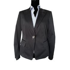 Womens Michael Kors Blazer -Size 8 -Color: Black With Silver Hardware -Fabric: Shell: 97% Cotton. 3% Spandex. Lining: 100% Acetate -Care: Dry Clean Only -Measurements: Collar To Shoulder: 10.5". Shoulder To Sleeve: 24.5" Shoulder To Shoulder: 16" Chest(Armpit To Armpit)18 1/4" Waist:16". Front Length: 25.5" Sleeve Opening: 5" New With Tags (Blouse Not Included) Elegant Fitted Michael Kors Outerwear, Michael Kors Elegant Formal Outerwear, Elegant Michael Kors Formal Outerwear, Michael Kors Notch Lapel Outerwear For Work, Classic Long Sleeve Michael Kors Blazer, Michael Kors Long Sleeve Blazer For Work, Elegant Michael Kors Formal Blazer, Michael Kors Long Sleeve Blazer For Business, Michael Kors Long Sleeve Blazer For Business Casual