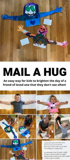 the instructions for making an easy mail bag with paper and construction materials are shown in this article