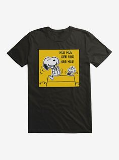 Peanuts Snoopy & Woodstock Laugh T-Shirt Woodstock Music, Woodstock Peanuts, Peanuts Snoopy Woodstock, Brown Christmas, Snoopy Woodstock, Charlie Brown Christmas, Cartoon Network Adventure Time, Cartoon Man, T Shirt Image