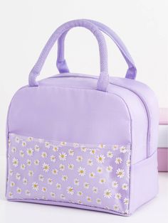 Purple Lunch Bag, Pink Lunch Box, Emo Accessories, Purple Pen, Cute Suitcases, School Lunch Bag, Women Lunch Bag, School Lunch Box, Cooler Lunch Bag