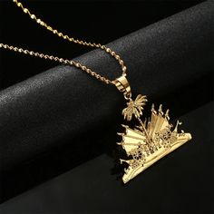 Elevate your heritage with our Haiti Pendant Necklace. Show your pride, support your country & wear your pendant with passion. Buy now! Haiti Fashion, Haiti Flag, Gold Necklace For Men, Pride Support, Country Wear, Symbol Necklace, Map Necklace, Gold Plated Necklace, Gold Pendant Necklace