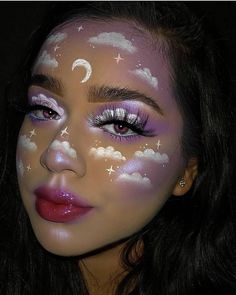 Fantasy Make-up, Halloween Make-up Looks, Make Up Designs, Drag Make-up, Creative Videos, Fun Makeup