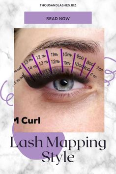 Cc Curl Lashes, Lash Extensions Mapping, Lash Salon, Curl Lashes, Types Of Curls