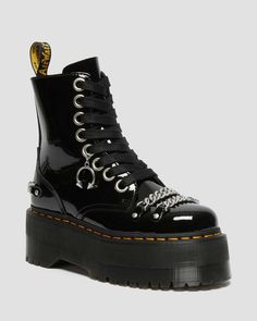 Jadon Max Platform Boot, Patent Leather Platform Boots, Music Festival Shoes, Jadon Max, Jadon Boots, Leather Platform Boots, Platform Boots Women, Festival Shoes, Black Platform Boots