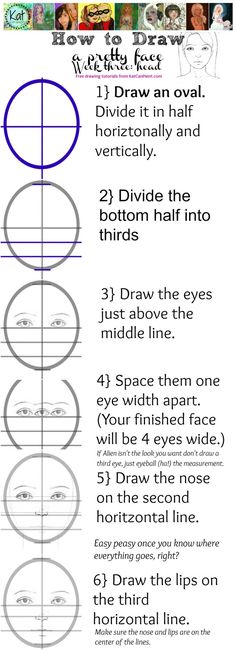 an info sheet with instructions for how to draw the human eye in three different ways