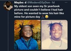 two black men with dreadlocks on their heads, one is smiling at the camera