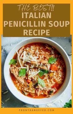 the best italian pennella soup recipe