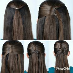 Basket Weave Hair, Down Hairstyles For Long Hair, Easy Hairstyles For Thick Hair, City Fashion, Shot Hair Styles, Hair Stylies, Hair Up Styles, Chic Hairstyles, Hairdo For Long Hair