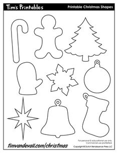 printable christmas cut outs for kids to make