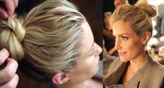 TUTORIAL Punk Knot Updo // The Fabulist // Kristin Cavallari Knot Updo, High Buns, Cute Hairstyles Updos, Messy Top Knots, Punk Top, New Hair Trends, Lace Diy, Hair Trend, Top Knot