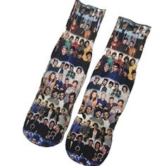 My Socks are manufactured and printed in the USA.  They Heel and toe might be gray or black, it just depends on that blanks we manufacture that month.  This pair of socks is sized as a unisex adult and is in crew style. As they are sublimation printed, there may be a tiny wrinkle or two that does not get printed, probably not though, Some socks may have areas not printed on. However, there will be 99%-100% full coverage on most of our socks. Since all of our socks are custom made one at a time, Casual Cotton Socks One Size, Multicolor Casual Socks For Gift, Casual Multicolor Socks For Gifts, Casual One Size Socks For Stocking Stuffer, One Direction Accessories, 1d Logo, One Direction Outfits, One Direction Videos, One Direction Pictures