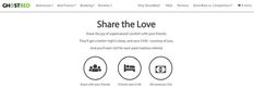 the site for share the love, which is open to people who are using it