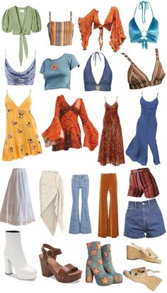 Greece Fashion Summer, Abba Aesthetic Outfits, Abba Outfits, Ali Wong, Greece Fashion, 70s Clothing, 60s 70s Fashion, Cottagecore Outfits