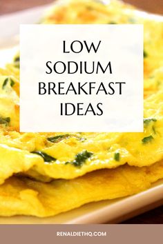 Low Sodium Breakfast Ideas, Breakfast Ideas Diet, Diet On A Budget