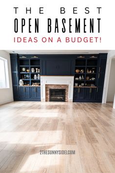 the best open basement ideas on a budget