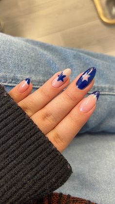 Dark Blue Nails, Navy Nails, Navy Blue Nails, Summery Nails