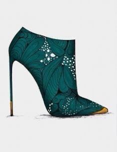 Drawing High Heels, Heels Green, Shoe Sketches, Shoes Drawing, Green Heels, Boot Shoes, Heel Design, Dear Lord