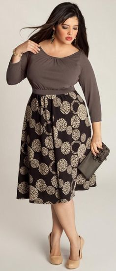 cute plus size dresses 13 #plus #plussize #curvy Plus-koon Muoti, Plus Size Business Attire, Spring Outfit Women, Plus Size Fashion For Women, Feminine Dress, Curvy Girl Fashion, Work Outfits Women, Plus Size Dress, Black Skirt