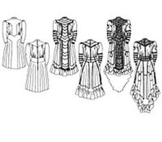 an image of women's dresses in different styles