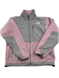 The North Face Denali Fleece Jacket Pink Womens Size S TNF. Condition is "Pre-owned". Shipped with USPS Priority Mail. Mark on the sleeve ( see photo) Women’s size small Pink