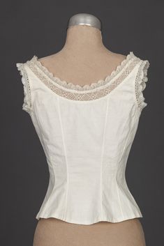 Victorian Camisole, 1915 Dress, Winnie Foster, 1899 Fashion, Tudor Fashion, Spiritual Clothing, Interesting Outfits, Dress History