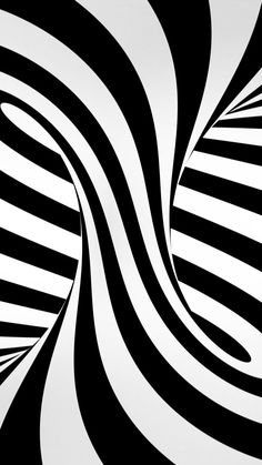 an abstract black and white background with wavy lines