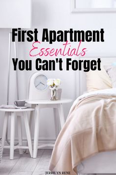 first apartment essential items First Time Moving Out, College Dorm Room Essentials, Apartment Decorating On A Budget