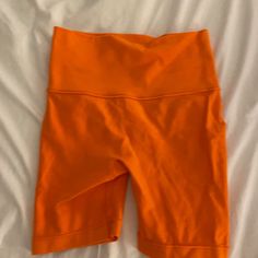 Nwot. Biker Shorts. Orange. Very Nice Fit. #Sporty #Bikershorts #Orange #Trendy #Confortable Orange High Waist Stretch Activewear, High Waist Stretch Orange Activewear, Sporty Stretch Orange Athletic Shorts, High Waist Orange Gym Bottoms, High Waist Orange Bottoms For Gym, Orange Workout Shorts For Summer, High-waist Orange Bottoms For Gym, Orange High Waist Activewear For Workout, Orange Stretch Workout Bottoms