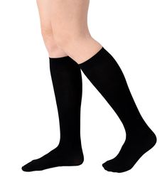 PRICES MAY VARY. 【Knee High Socks】: Our women's knee high socks are an indispensable fashion socks for autumn and winter. These knee high socks are designed to wear right below the knee for a casual look, wrap your legs perfectly and a slight pressure will make your legs slimmer, not feel too tight or rolling down. Wearing our knee socks for women makes you more charming. 【Premium Material】: Our long socks for women are made of soft polyester blend, it is very stretchy, lightweight and skin-frie Comfortable Stretch Black Knee-high Socks, Long Black Socks, Black Cotton Knee-high Socks For Winter, Breathable Black Knee-high Socks, Cheap Breathable Black Knee-high Socks, Stockings For Women, Black Stretch Breathable Knee-high Socks, Womens Knee High Socks, Knee High Stockings