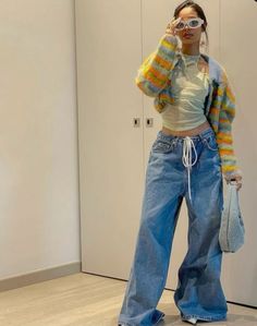 Sza Core Outfits, Feminine Baggy Outfit, Baddie Outfits Casual Black, Passion Twists Long, Braids Butterfly Locs, Baggy Jeans Outfits, Block Core, Baggy Jeans Outfit, Jeans Outfits