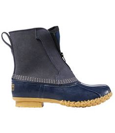 #LLBean: Women's Bean Boots, 7" Fleece-Lined Insulated Front-Zip Personal Style Inspiration, Unique Fits, Rubber Boot, Vintage Indigo, Bean Boots, Ll Bean Boot, Duck Boots, Ll Bean, Front Design