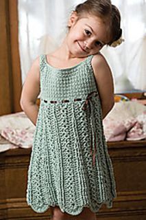 Early_girl_dress_small2 Crochet Girls Dress Pattern, Interweave Crochet, Crochet Dress Girl, Crochet Toddler, Girl Dress Pattern, Haken Baby, Crochet Girls, Crochet Baby Clothes, Crochet Baby Dress