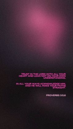 a pink light shining down on a black background with the words provers 53 6