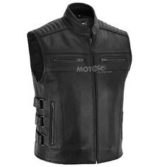 Tactical Fashion, Biker Vest, Motorcycle Club, Motorcycle Clubs, Leather Vest, Cow Leather, Rocker, Cow, Leather