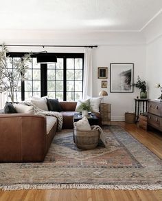 the living room is clean and ready to be used as a home decor space for people