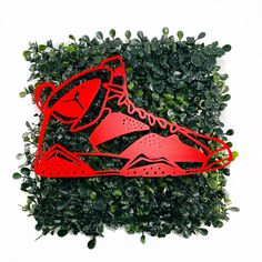 This Jordan Air 7 inspired silhouette of the iconic shoe is a must have for every sneaker head. A Perfect gift for everybody that loves and collects sneakers. 3D printed with bio degradable PLA. Available in a rainbow of colors. Size is approximately 10 in x 6 in (25.5cm x 15cm) Listing is for one sneaker wall art piece, actual shoes not included. Colors may vary due to monitor settings. Sneaker Wall Art, Nike Jordan Air 1, Sneaker Wall, Shoe Wall, Wall Art 3d, Silhouette Wall Art, Sneaker Art, Jordan Air, Art 3d