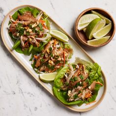 Thai Peanut Chicken Tacos, Pad Thai Chicken, Thai Chicken Lettuce Wraps, Bbq Chicken Thighs, Thai Peanut Chicken, Slow Cooker Bbq Chicken, Chicken Pad Thai, Asian Noodle Recipes, Asian Noodle