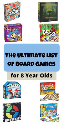 Discover the best board games for 8 year olds and try them with your kids! They will bring hours of family fun away from the screen, and your little ones will love them! They are some of the best board games for two or more players. It included learning or educational board games as well.