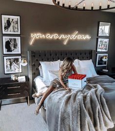 You are My Dream Neon Sign Dream Neon Sign, Idea Bilik Tidur, Reka Bentuk Bilik Tidur, Teenage Room Decor, Paint Bedroom, Amazing Bedroom Designs, Stylish Bedroom Design, Hiasan Bilik Tidur, Color Paint