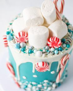 Winter Cake Ideas Modern Christmas Cake, Cake Decorating Ideas Christmas, Winter Cake Ideas, Epic Cakes, Christmas Cake Design, Christmas Cake Decorating Ideas, Christmas Cake Decorating, Christmas Cupcakes Recipes, Xmas Cakes