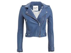 Women Blue Leather Motorcycle Jacket/ Blue Leather Winter Jacket/ Crop Jacket Women/ Christmas Gift/ Elevate your fashion game with our Women's Leather Jacket collection. Whether you're a biker enthusiast or simply seeking a stylish edge, we have the perfect options for you. Our Biker Leather Jacket exudes a timeless rebellion, while our Motorcycle Jacket offers a blend of protection and style for your adventurous spirit. For a sleek and tailored look, explore our Fitted Jacket options designed Leather Winter Jacket, Designer Outerwear, Jacket Crop, Short Leather Jacket, Blue Leather Jacket, Cropped Leather Jacket, Clothing Trends, Women Christmas, Leather Motorcycle Jacket