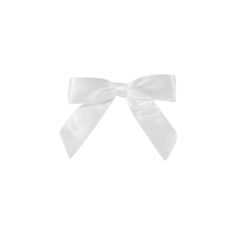 a white bow on a white background