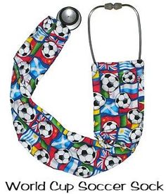 100% Cotton USA Made from Imported Fabric. In Stock Ships Daily Worldwidedesigner Stethoscope Sock World Cup Soccer with Colorful Quality and Comfortable Design World Cup Socks, Stethoscope Covers, Stethoscope Cover, Stethoscopes, Medical Dental, World Cup, Soccer, Socks, Ships